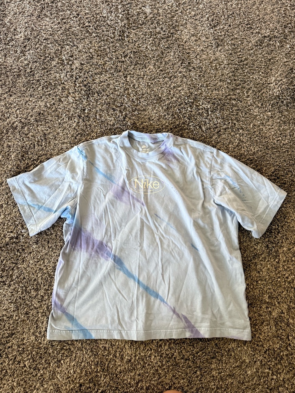 Woman’s Light Blue Tie-Dye Logo T-Shirt